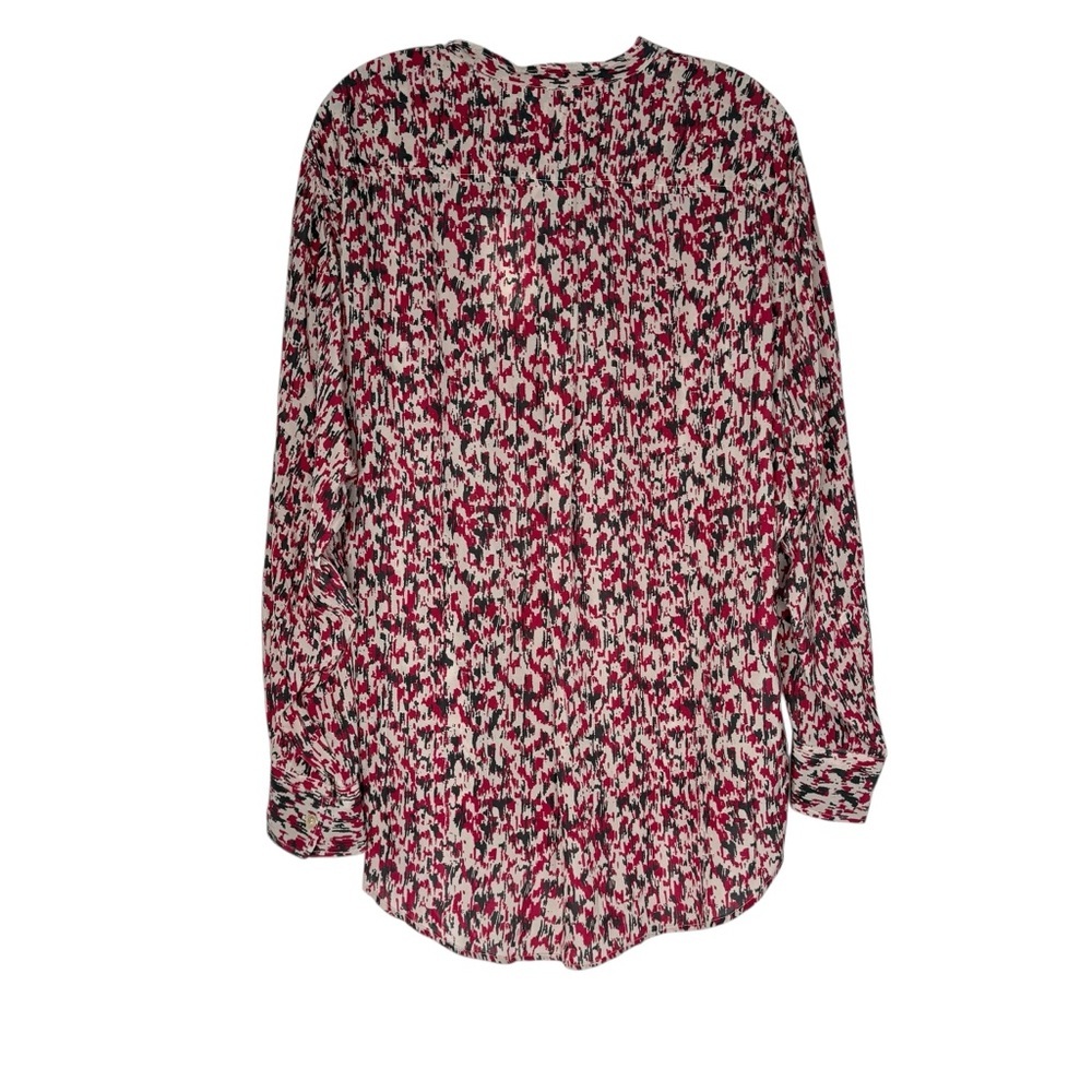 Isabel Marant Étoile Catchell Blouse – Raspberry Print – Size 38 (US 6/8) - Picture 3 of 5
